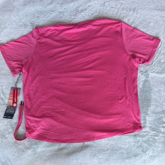 Kyodan Pink Ruched Tee with UPF +50 Sun Protection - Picture 5 of 5